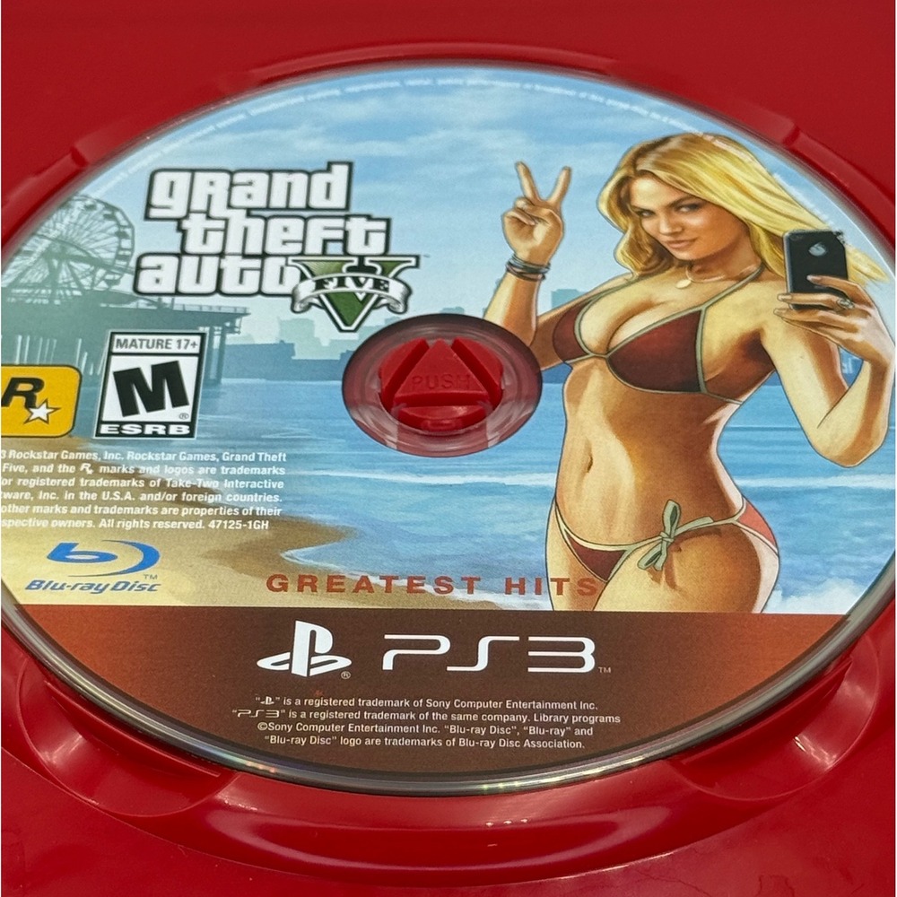 Grand Theft Auto V Sony PlayStation 3 PS3 Game Greatest Hits GTA 5 Rockstar - Picture 4 of 5